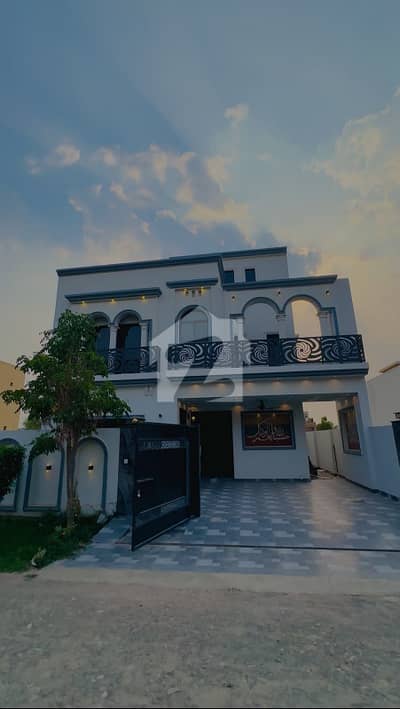 10-Marla House with High-End Spanish Design Front Elevation For Sale In LDA Approved Society 10-Marla House with High-End Spanish Design Front Elevation For Sale In LDA Approved Society