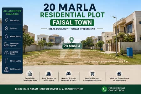 20 marla residential plot avaoilable for sale