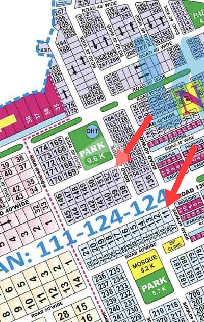 23 Marla corner+Facing park plot in phase 8 Air Ave.