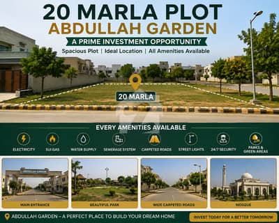 Plot Available For Purchased In Abdullah Garden Plot Available For Purchased In Abdullah Garden