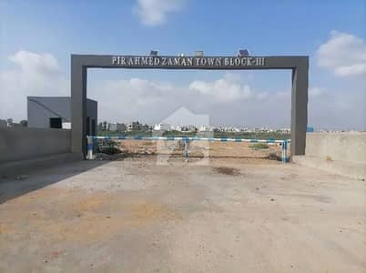 120 Sq. Yd Leased Plot for Sale in Pir Ahmed Zaman Town Block 3 Near Sadi Garden