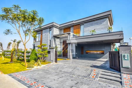 2 Kanal Ultra Modern Design Bungalow Full Basement Full Furnished With Pool Cinema Lift Installed In DHA Phase 7