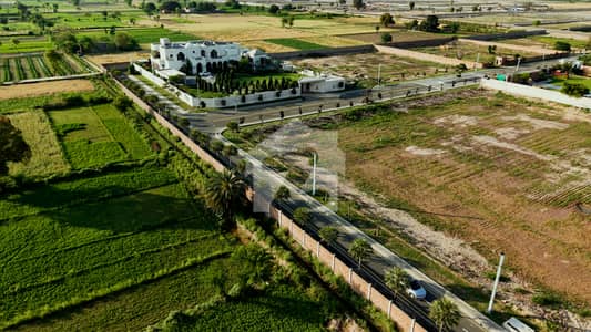Corner Executive 110 Marla Plot For Sale Main Boulevard In High Standard Society Sitara Villas Canal Expressway Faisalabad