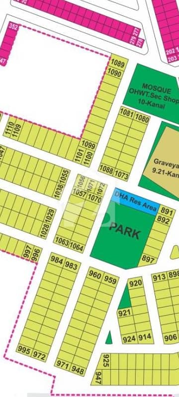 10 Marla Possession Plots Available For Sale in DHA Phase-5 M-Exteions, Lahore