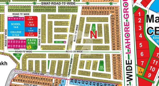 5 Marla Residential Plot for Sale N Block, LDA City