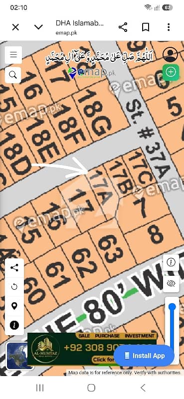 Plot 17a St 37 with 3 marla extra land meeting with owner Plot 17a St 37 with 3 marla extra land meeting with owner