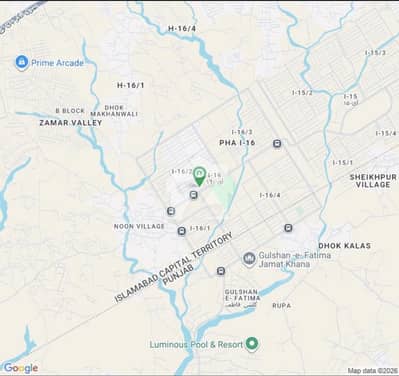 Prime Upcountry Plot for Sale I-16, Islamabad
