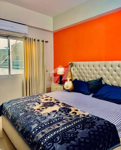 one bed fully furnished apartment available for sale in gulberg green islamabad diamond mall