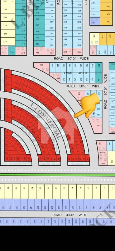 L block 2 Marla commercial plot available for sale prime location