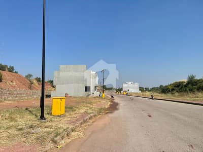 Plot For Sale In Sector F-1 Semi Corner Side Open Huge Green Patch Possession Utility Paid Best Location For Living Bahria Enclave Islamabad