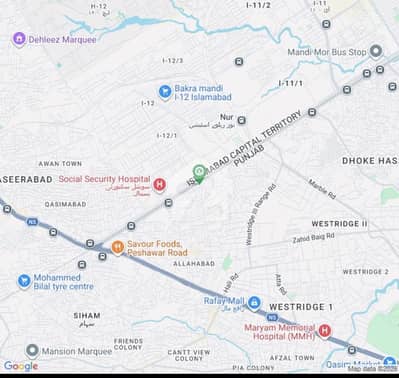 Prime Location Plot for Sale I-12/3, Islamabad