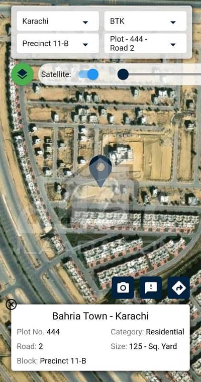 125 SQ YARD RESIDENTIAL PLOT FOR SALE IN BAHRIA TOWN PRICINCT 11 B