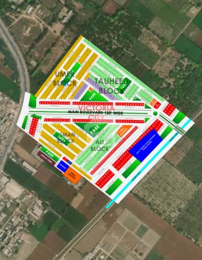 3 Marla Plot For Sale In Victoria City Lahore