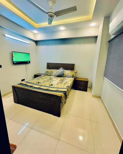 One bedroom fully furnished luxury apartment available for rent in Gulberg Greens Islamabad