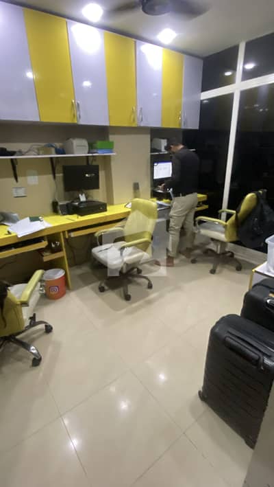 Fully Furnished Office Is For Rent at main shahrah e faisal