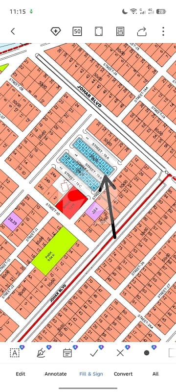 Rare 2-Side Corner Commercial Plot No. 20 For Sale Sector C, Street 19B, DHA Phase 5