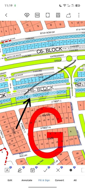 4 Marla Commercial Plot No. 36 for Sale Block H6, DHA Phase 5