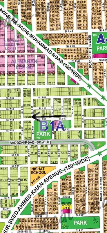 DHA Multan Sector B1 10 Marla Corner & Park View Residential Plot Near To Masjid And Commercial.