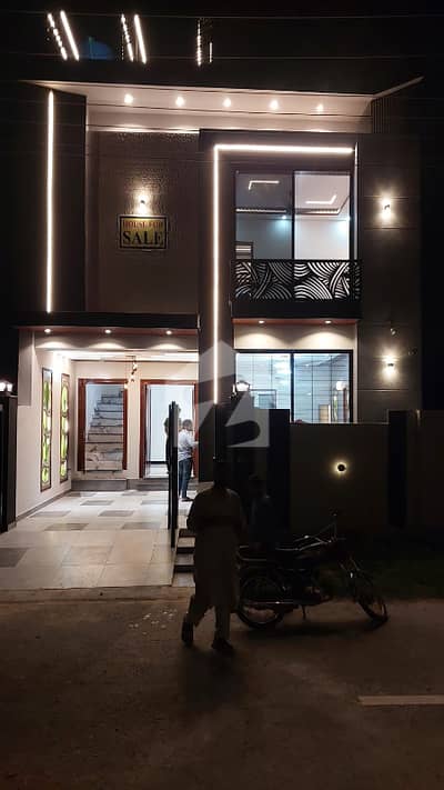 5 Marla Brand New Luxury Spanish Double Storey House For Sale In Al Hafeez Garden Phase 2 Dawood Block Near To Canal Road Gated Society