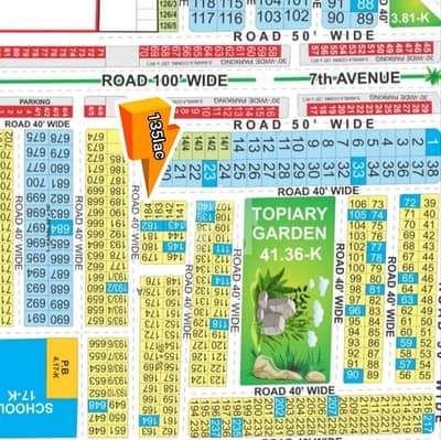 10 Marla Corner Plot For Sale Bahria Orchard Lahore