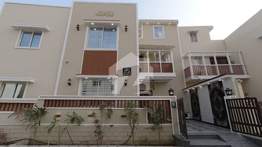 160 Sq. Yd. Brand New Furnished West Open Bungalow | Near Football Ground, Mosque & Family Park | Block C, Naya Nazimabad.