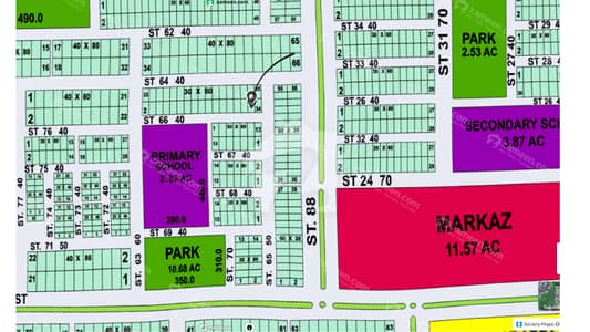Prime Location Plot for Sale G-13/2 street 66 plot 32 Islamabad Plot Size 3060 Demand 4.35 Crore