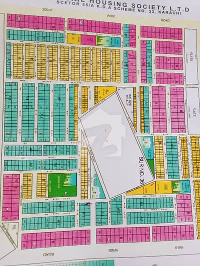 250 yards corner lease plot available for sell