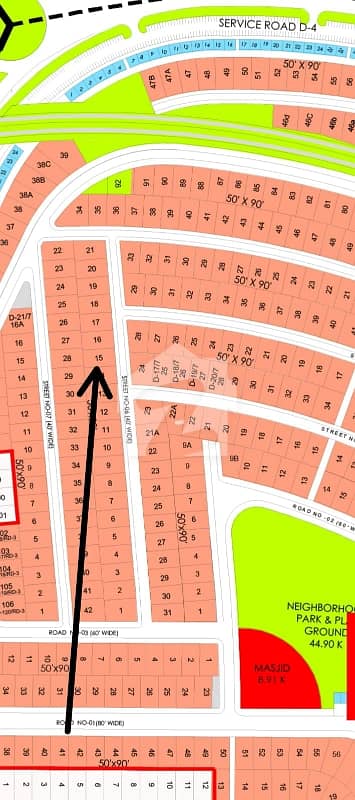 1 Kanal Developed Possesionable Plot Available For Sale. . .