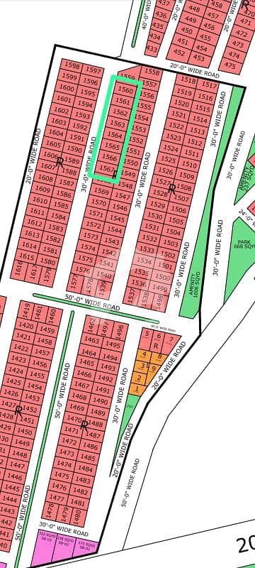 WEST OPEN 30 FEET ROAD FACING 120 SQ YARDS PLOT FOR SALE AT OVERSEAS BLOCK