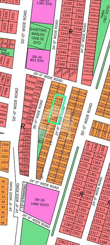 BACK TO 50 FEET ROAD FACING 80 SQ YARDS PLOT FOR SALE AT GOLD BLOCK NTR-01