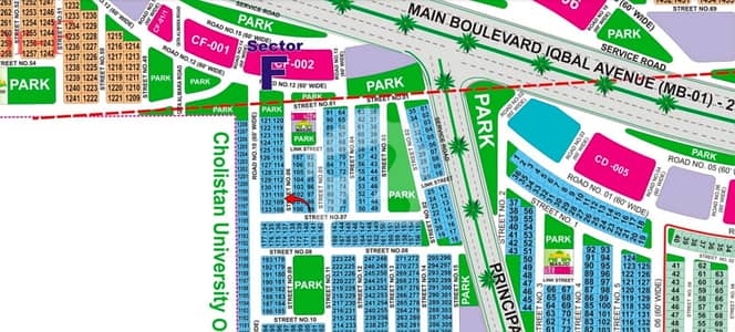 10 Marla Second Corner Plot for Sale DHA Bahawalpur
