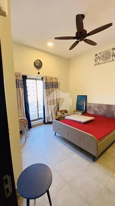 1400sq ft 2BHK Luxurious Apartment in Paragon Towers is available for RENT Near Precinct-17.5min Drive from Main Gate of Bahria Town Karachi