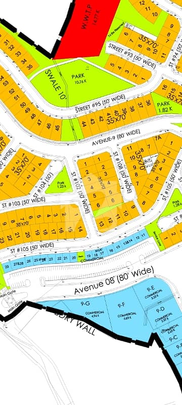 DHA phase 3 sector B residential plot available for sale
