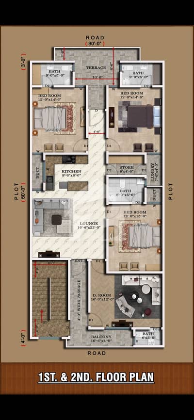 Prime Location Of Gulshan E Iqbal Portion For Sale