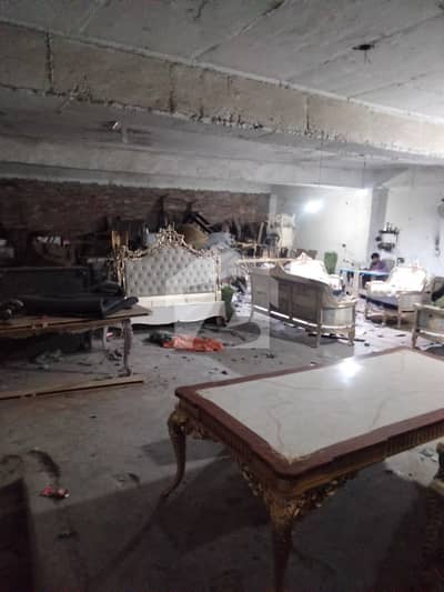 PILLER LESS 13 MARLA 1st FLOOR HALL AVAILABLE FOR RENT FOR GODOWN, FURNITURE WORK SHOP ETC
