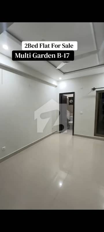 2 BED BRAND NEW FLAT FOR RENT IN B-17 BLOCK D PRIME LOCATION
