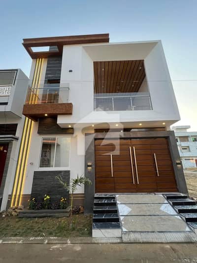 30 Feet Road Facing Most Reasonable Chance Deal 120 Square Yards House West Open Double Storey Leased House