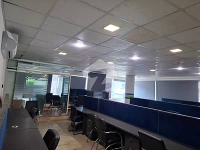 G-8 MARKAZ IDEAL OFFICE 2500 SQ. FEET SEMI FURNISHED REAL PICS ATTACHED BEST FOR EXECTIVE OFFICES