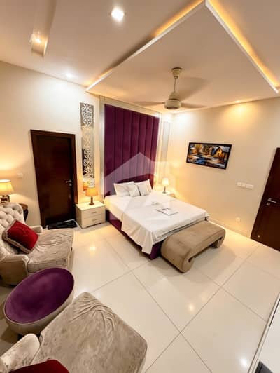 DHA Phase 5 1 Kanal Fully Furnished Luxury House For Rent | 6 Beds | Basement | Pool | Lift | Solar | Home Theater