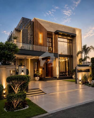 One Kanal Brand New Luxury Modern Design House Available For Rent In DHA Phase 6 Hot Location