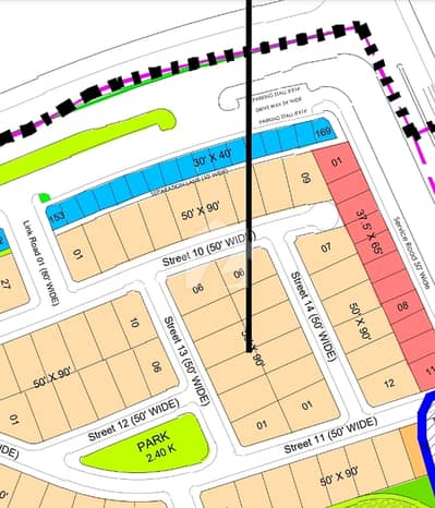 1 Kanal Plot for sale Bahria enclave