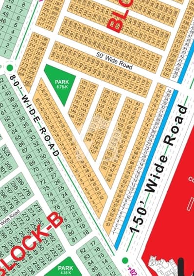 Prime Location D-Block 10 Marla Plot For Sale Direct Access Main 150 Feet Road