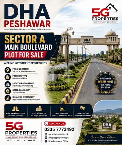 SECTOR A MAIN BOULEVARD PLOT FOR SALE