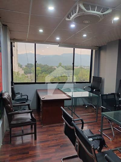 Property Connect Offers 300 Square Feet Sharing Office Available For Rent In Blue Area|3rd floor|