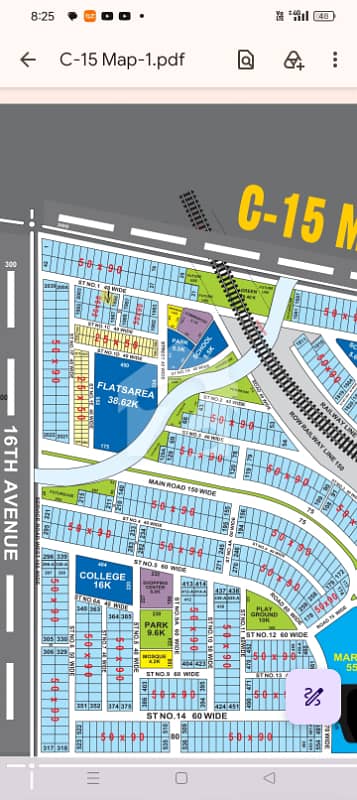 C 15.50/90 Plot For Sale