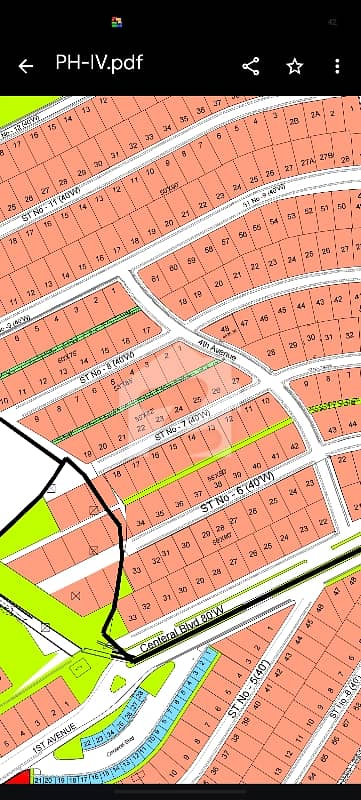 Sector A Street no8 Corner Plot available for sale
