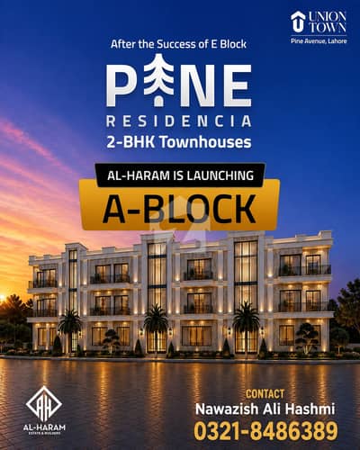 Premium Luxury 4 Marla 2 Bed Town House Available On Easy Installment Plan in Union Town Main Pine Avenue Road