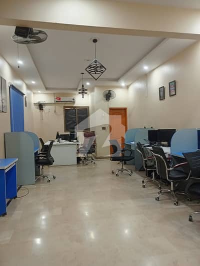 OFFICE FOR RENT GULSHAN-E-IQBAL BLOCK 13-C  Prime Road-Side Location