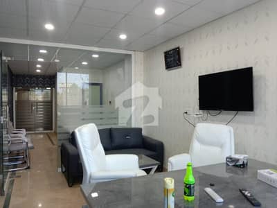418 Sqft Fully Furnished Office Available On Rent Located In I-8 Markaz Front Facing Main double Road