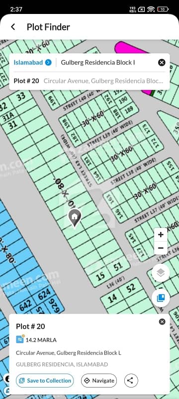 L Block 12 MARLA Develop Possession Plot Available On Sale In Gulberg Rasidencia Islamabad
